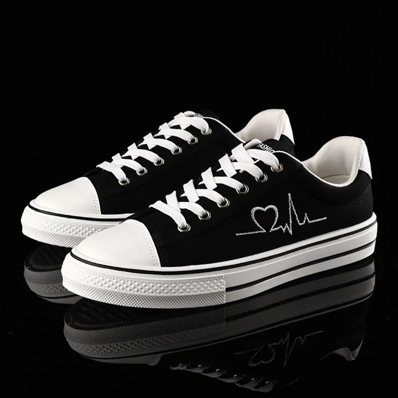 Women's Canvas Sneakers 2021 Unisex Sport Shoes Tennis Canvas Shoes Women Flats Casual Vulcanized Shoes Yellow basket Size 35-44