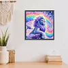 Diamond Painting-DIY Full Round Drill Colorful Lion