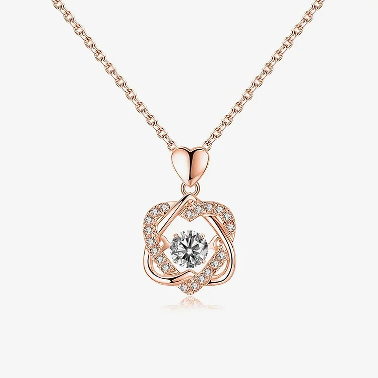 For Daughter-In-Law - S925 I Will Always Love You love Knot Necklace