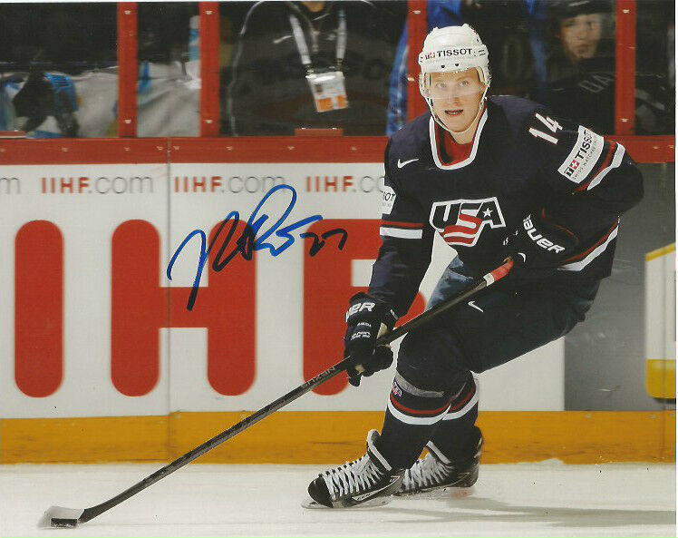 Team USA Nick Bjugstad Signed Autographed 8x10 Photo Poster painting COA B