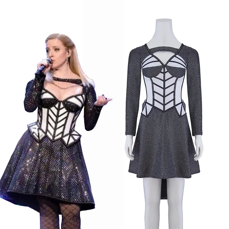 SIX the Musical Cosplay Jane Seymour Costume Knee Length Dress Performance Outfit Halloween Costume Woman Music Festival Clothes