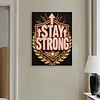 DIY Pearl Painting Stay Strong for Home Wall Decor with Frame(30x40cm)