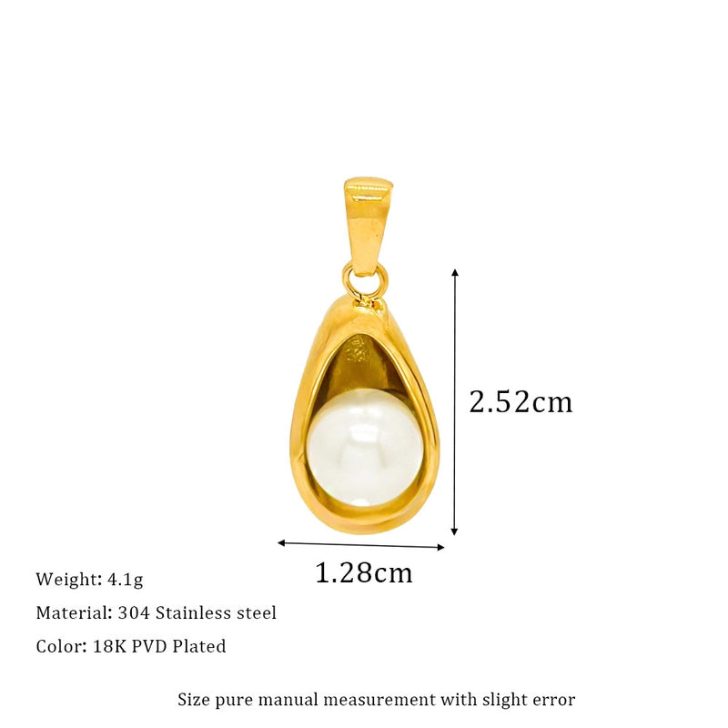 1 Piece 304 Stainless Steel Geometric Pendant Jewelry Accessories