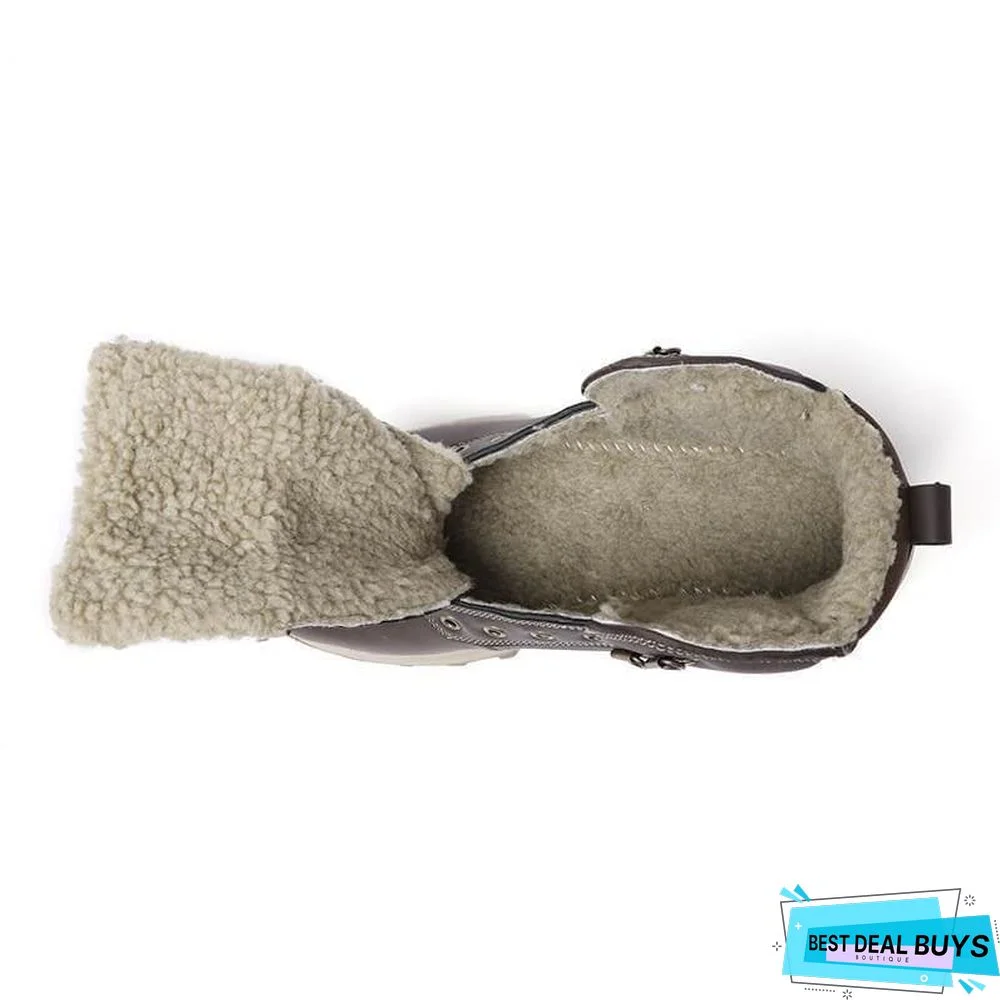 Men's Outdoor Thickened Warm Climbing Shoes