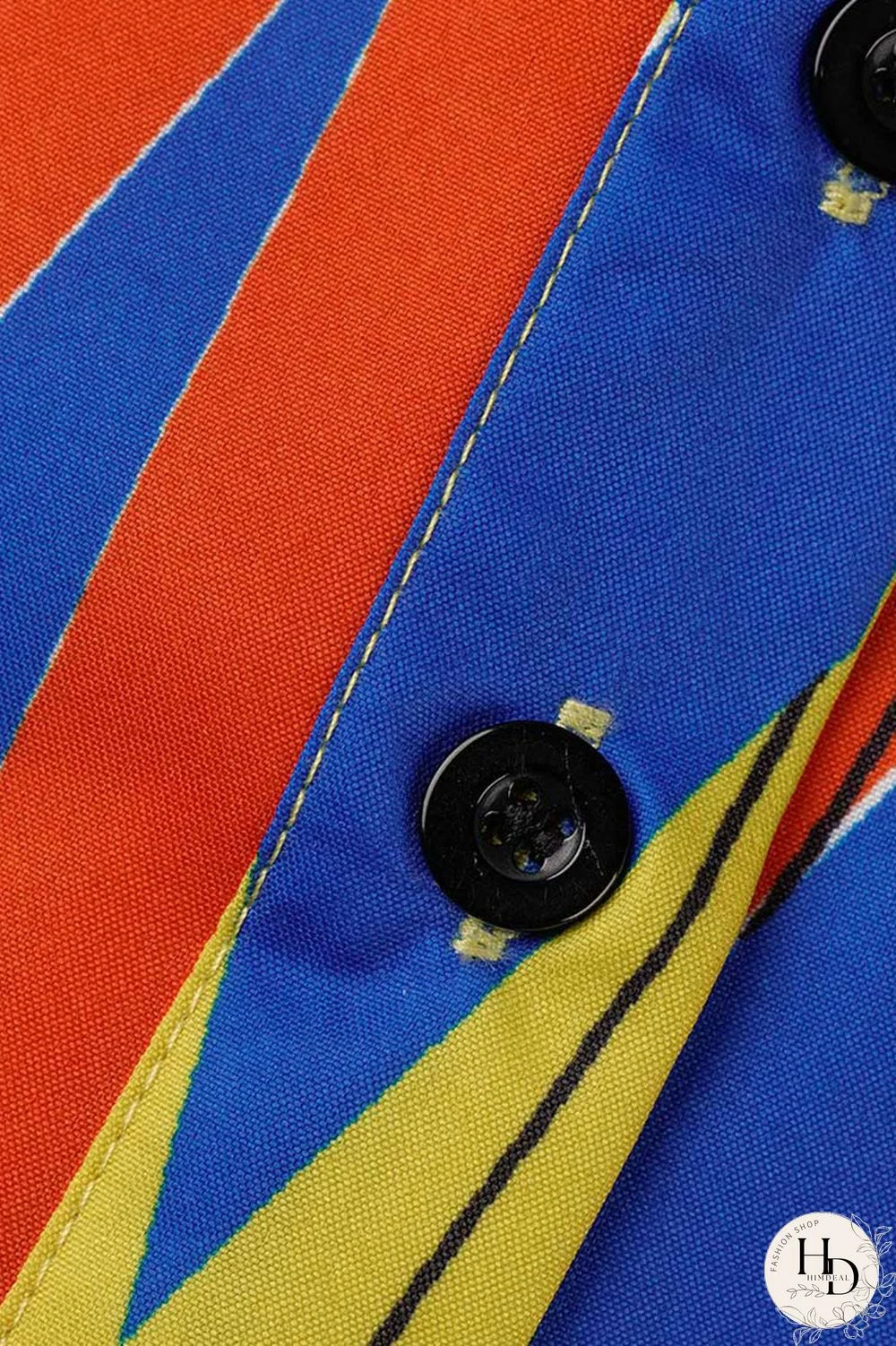 Camouflage Fashion Casual Print Patchwork Turndown Collar Shirt Dress