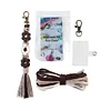 Daisy Flower Keychain Making Kits with Instruction Macrame Keychain Kit DIY Macrame Kits for Beginners Adults Handbags DIY Ornament Decor