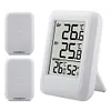 Wireless Weather Station Temperature and Humidity Monitor 100m Range for Desktop