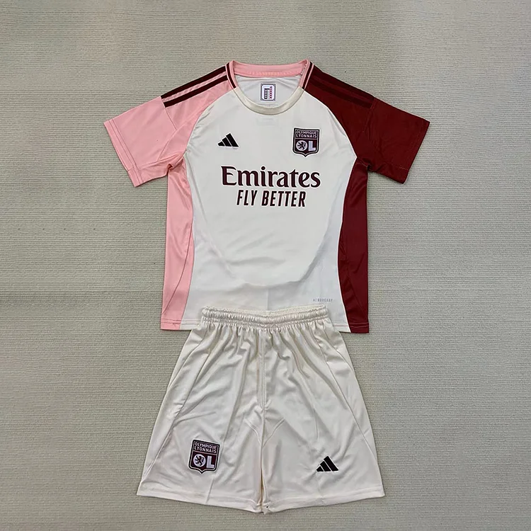24/25 Lyon Second Away Kids Set