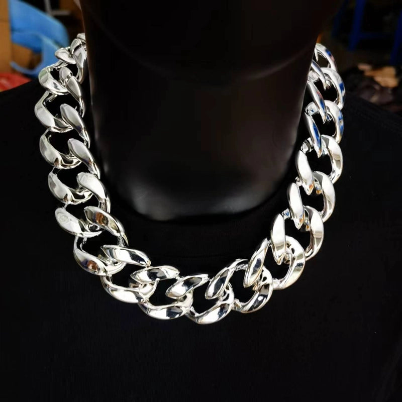 5 Pieces Exaggerated Solid Color Ccb Necklace