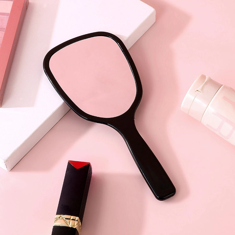 Mirror Hand-held Makeup Mirror Girls Makeup Beauty Dressing Mirror Portable Portable Handle Diy Small Mirror