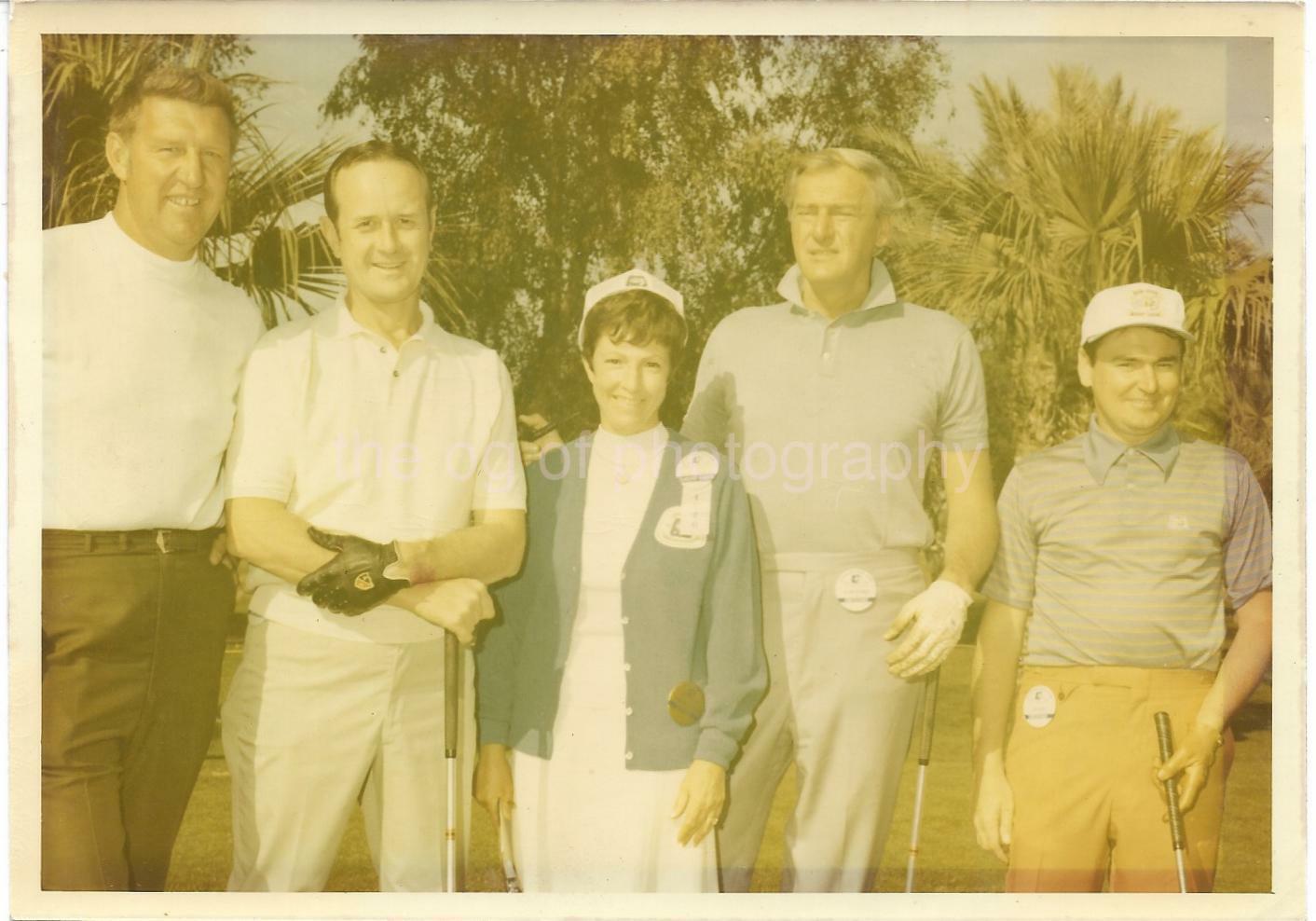 Golf Portrait 5 x 7 FOUND Photo Poster paintingGRAPH Color BOB HOPE DESERT CLASSIC 1970 111 15 F