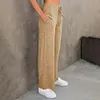 Gioiacombo&trade; Nuovi pantaloni sportivi casual larghi semplici da donna