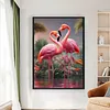 Flamingo-11CT Stamped Cross Stitch 40*60cm/15.75*23.62in  tapestrymarket