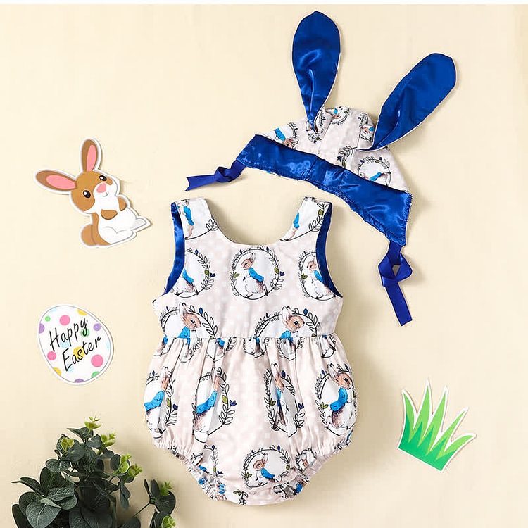 Baby Bunny Overall with Hat