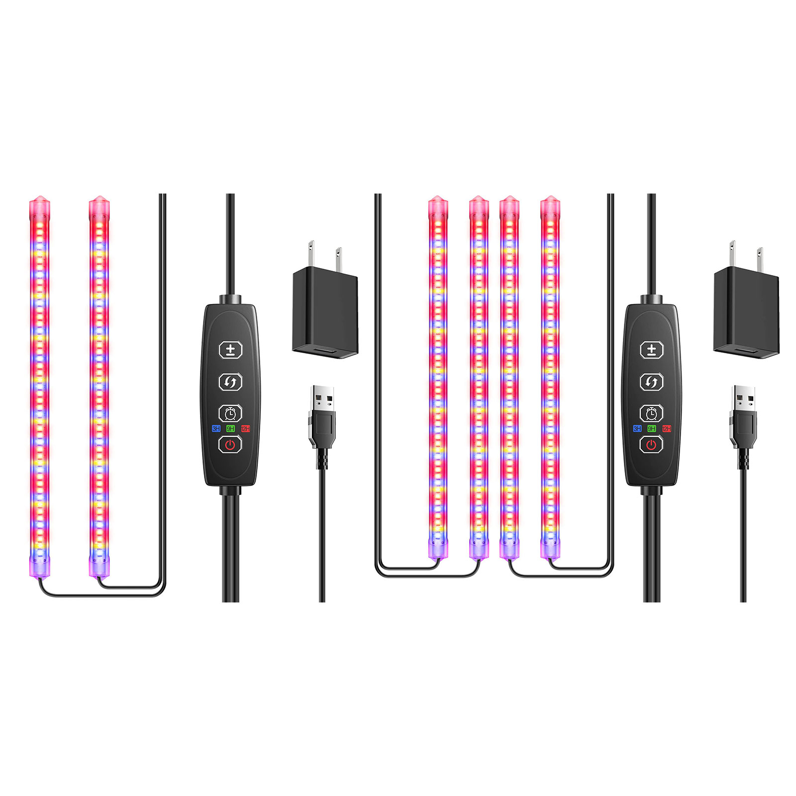

Plant Grow Light Strips-Indoor Dimmable Levels Full Spectrum Growing Lamp, 501 Original