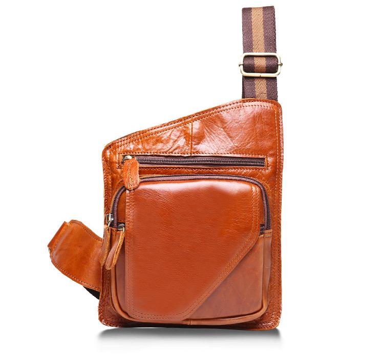 Handmade Oilwax Leather Small Shoulder Bag