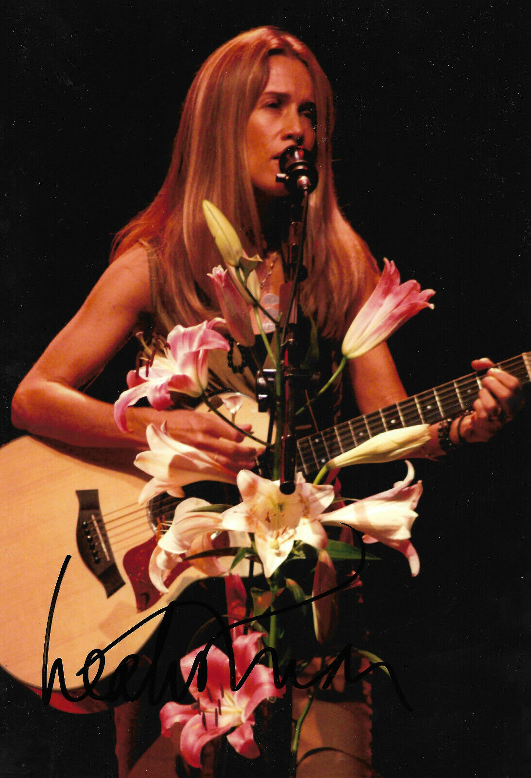 Heather Nova signed 8x12 inch Photo Poster painting autograph