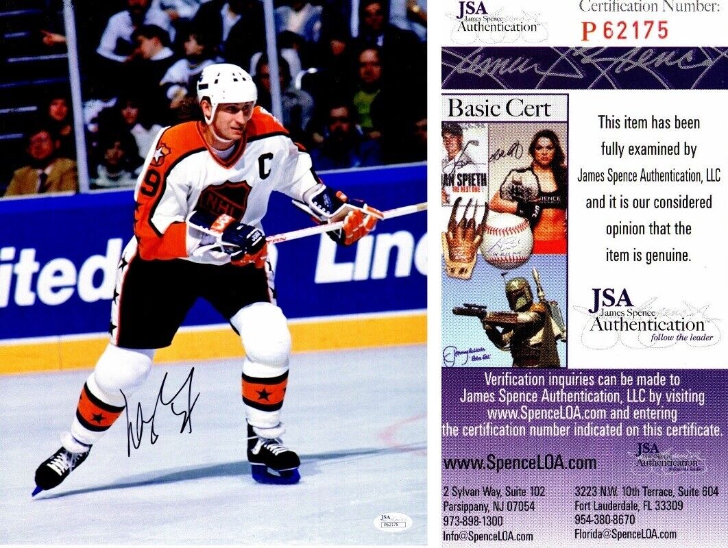 Wayne Gretzky Signed NHL ALL STAR GAME 11x14 Photo Poster painting - Edmonton Oilers - JSA COA