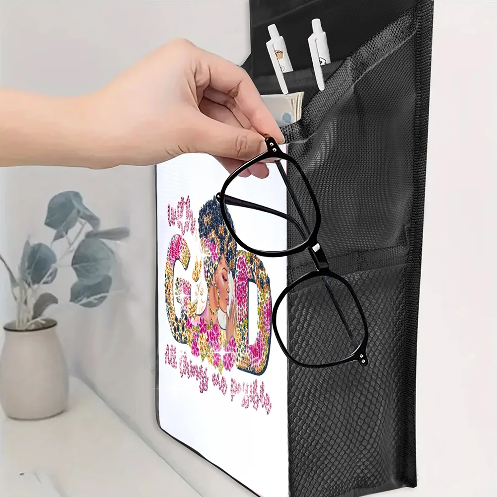 DIY Letter GOD Diamond Painting Storage Bag Diamond Art Sundries Holder Bag