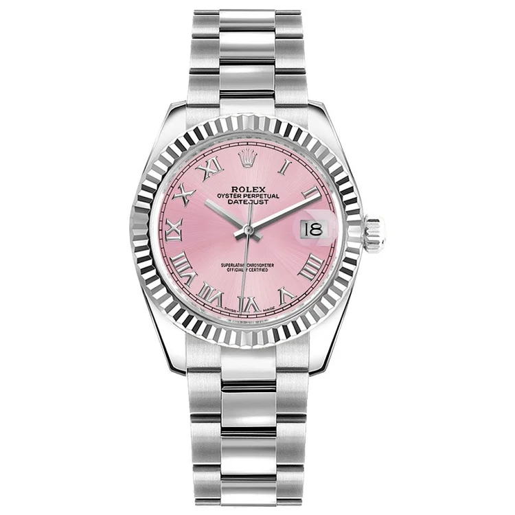 Rolex Datejust 31 m278274-0023 Pink Roman Numeral Oyster Bracelet Ladies Watch For Women