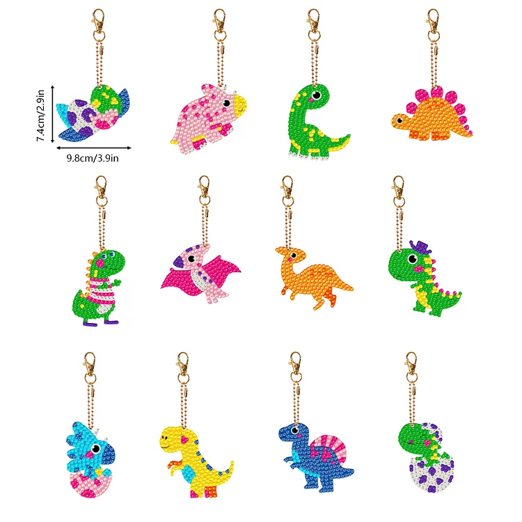 Wholeasale Dinosaur Diamond Painting Key Chain Customized Accept - China Diamond  Painting and Diamond Painting Kids price