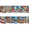 (US Only)10PCS DIY Diamond Art Greeting Cards Xmas Designs for Festivals and Celebrations