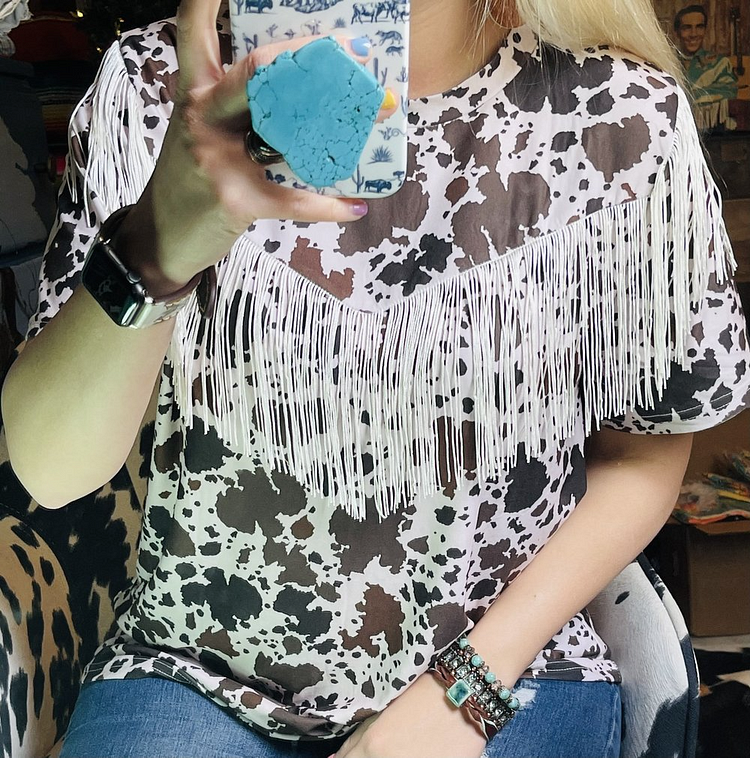 Cowbabe Fringe Shirts & Tops
