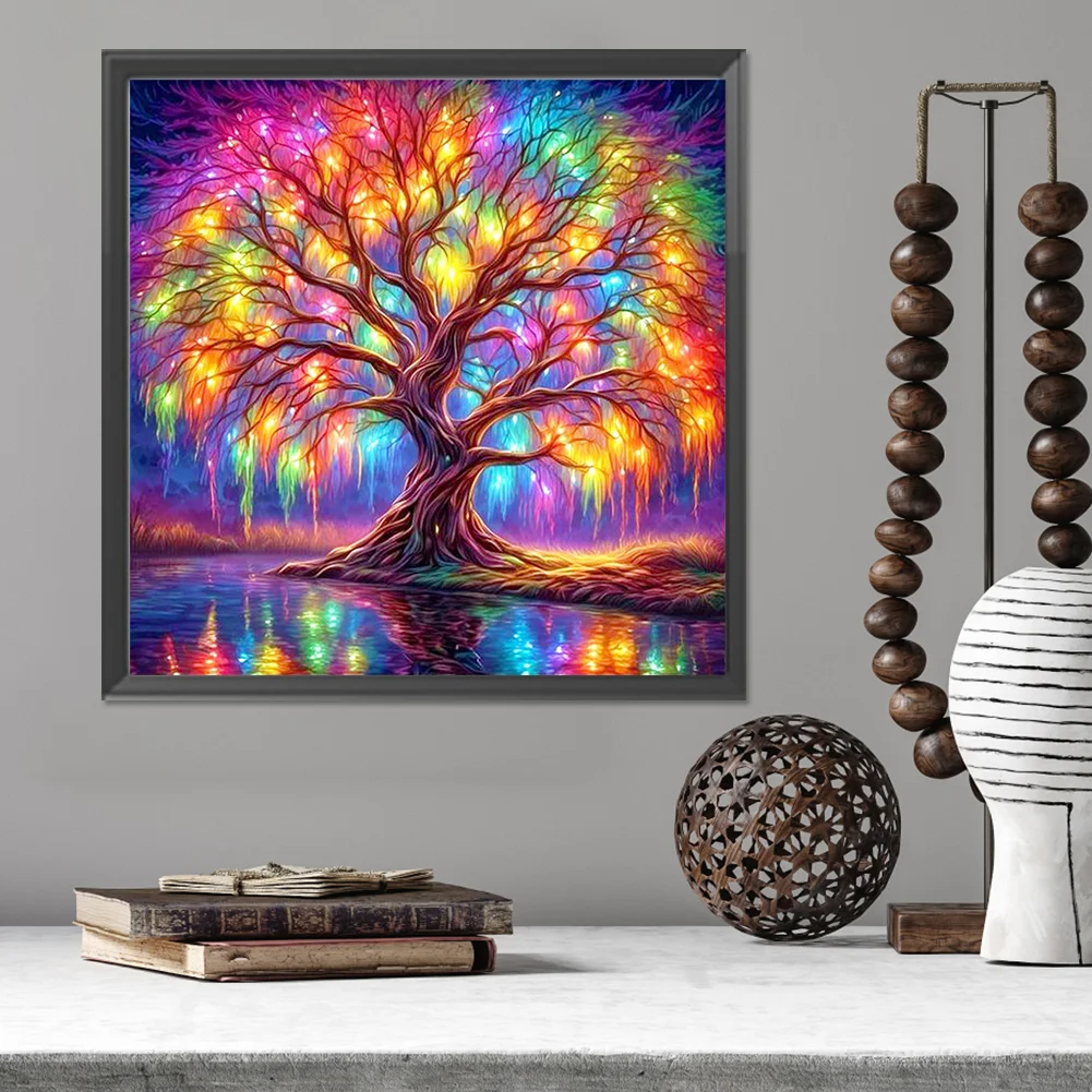Partial AB Diamond Painting - Full Square Drill - Tree of Life(Canvas|45*45cm)
