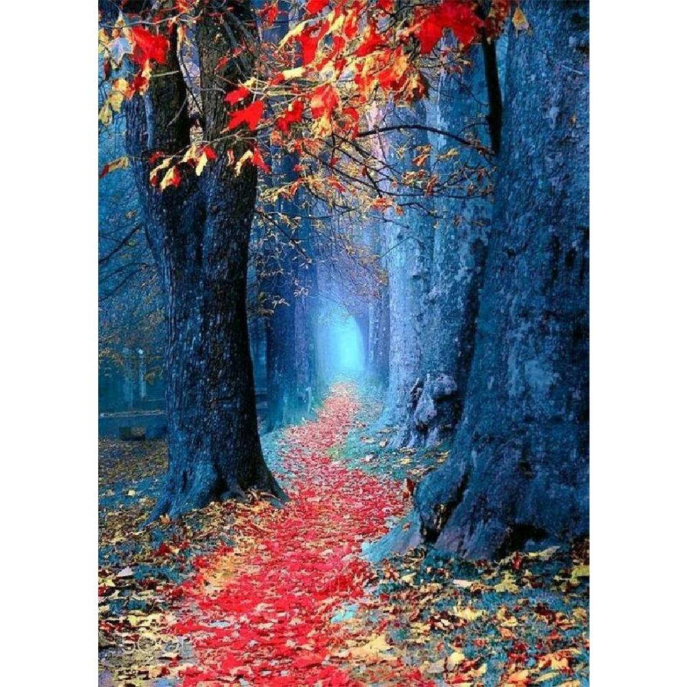 

Maple Leaves Path - Round Drill Diamond Painting - 30*40CM, 501 Original