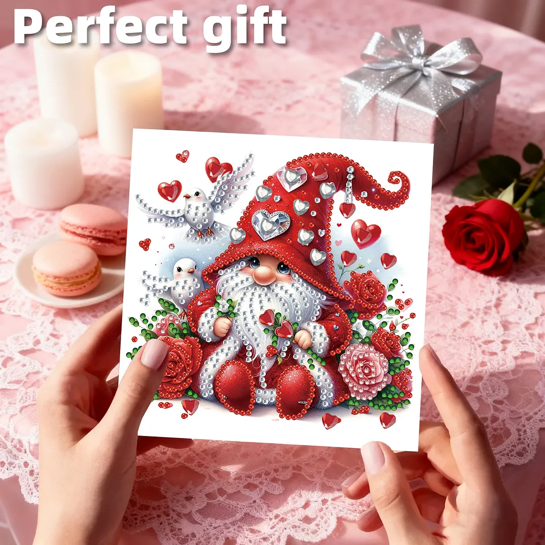 6PCS Goblins DIY Diamond Painting Greeting Card Set with Envelopes for Adults Gifts