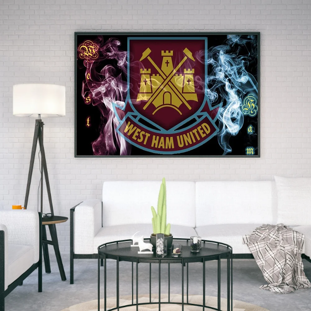 Diamond Painting - Full Round Drill - West Ham United(40*30cm)