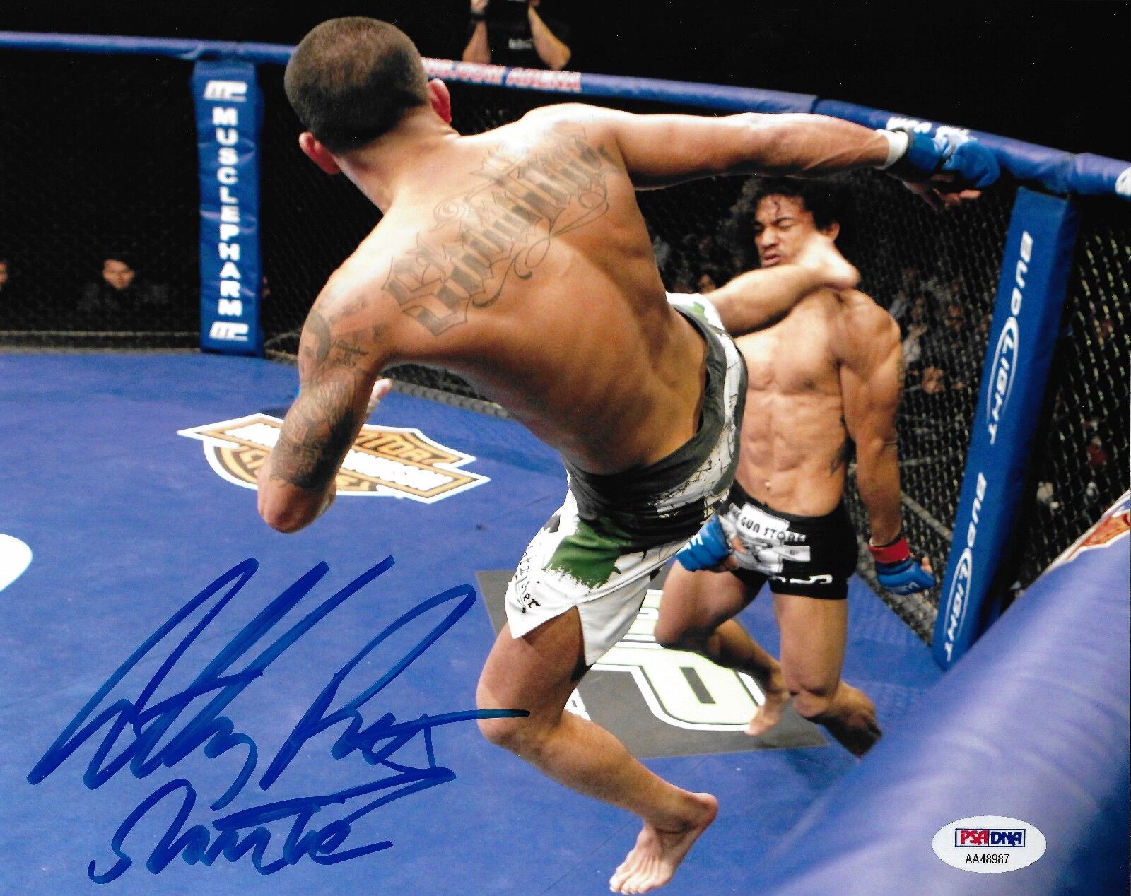 Anthony Pettis Signed UFC 8x10 Photo Poster painting PSA/DNA COA WEC 53 Showtime Kick Picture