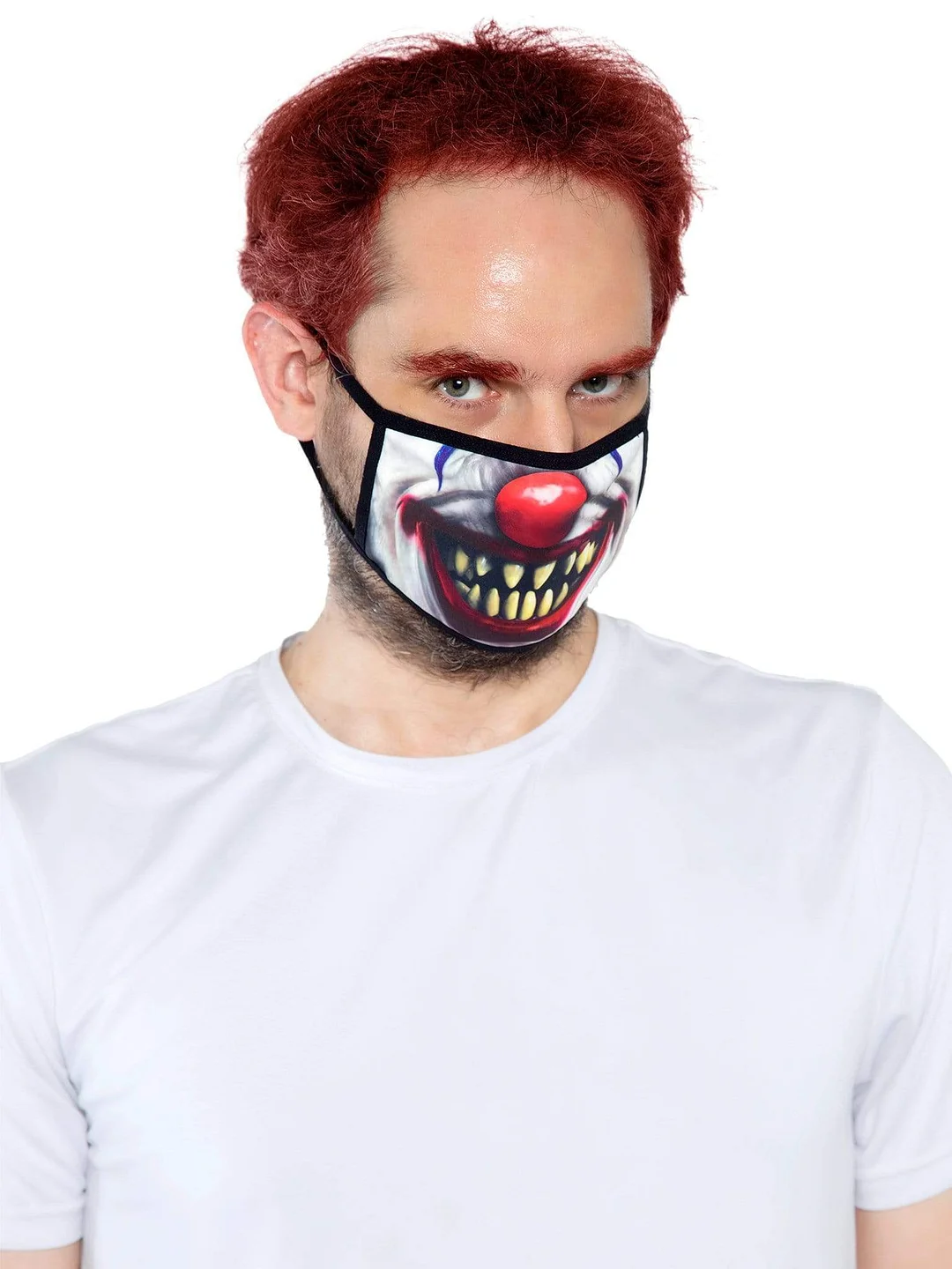 Creepy Clown Face Mask