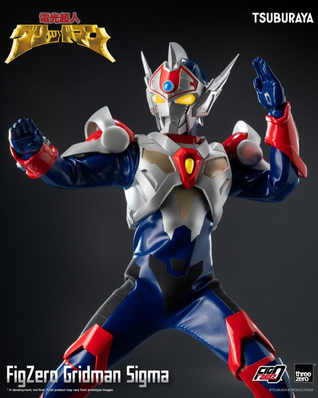 Threezero - Gridman the Hyper AgentFigZero Gridman Sigma (Licensed) Action Figure-