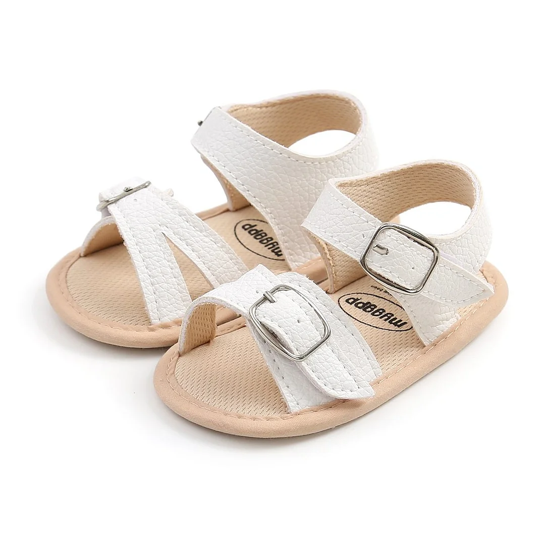 New Canvas PU Baby Non-Slip Sandals Child Summer Boys Fashion Sandals Sneakers Infant Shoes 0-18 Month Baby Shoes