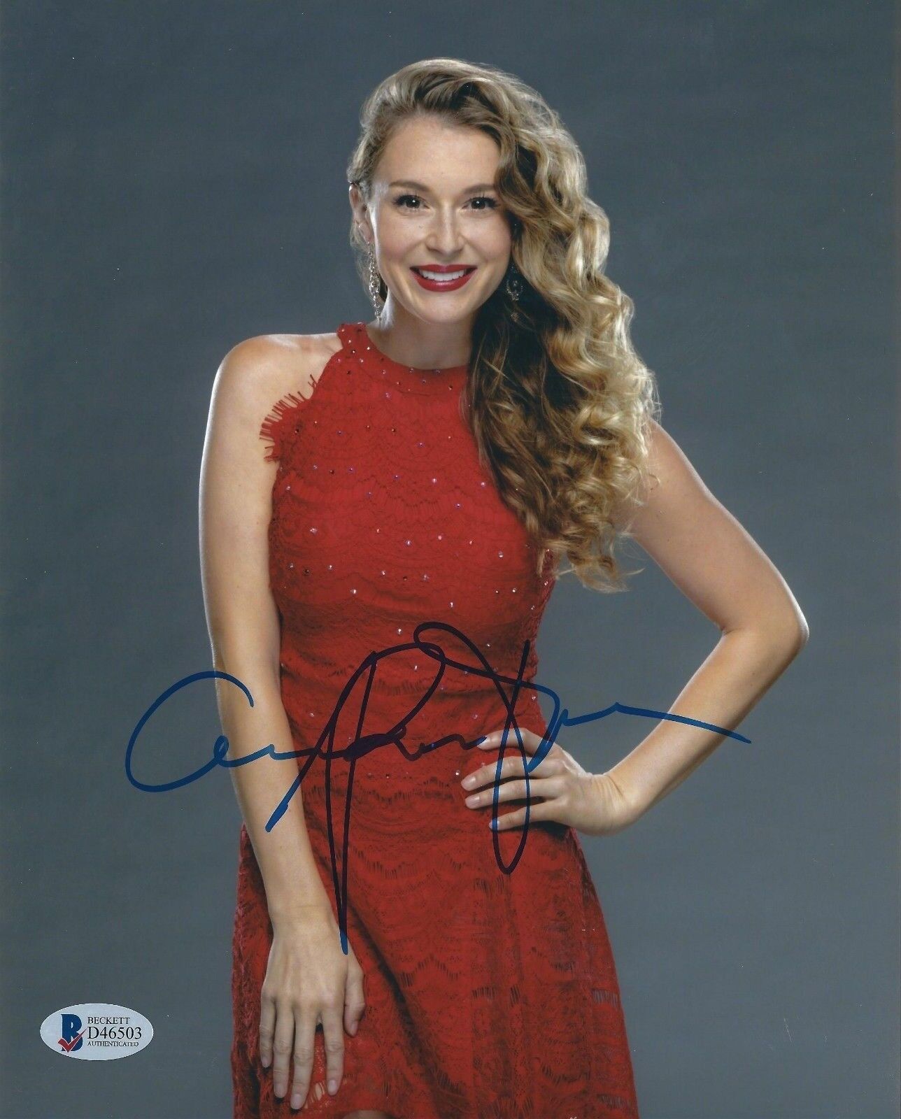 Alexa PenaVega Signed 8x10 Photo Poster painting *Spy Kids *From Prada to Nada Beckett D46503