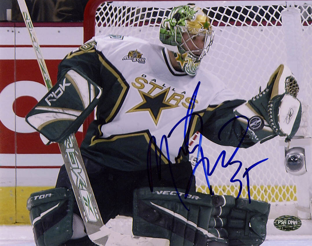 Marty Turco SIGNED 8x10 Photo Poster painting Dallas Stars PSA/DNA AUTOGRAPHED