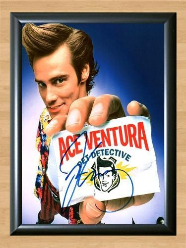 Jim Carrey Ace Ventura Signed Autographed Photo Poster painting Poster Print Memorabilia A4 Size