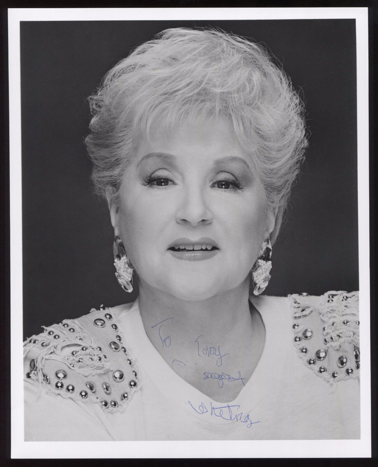 Margaret Whiting Signed 8x10 Photo Poster painting Autographed Photo Poster paintinggraph Vintage Signature COA