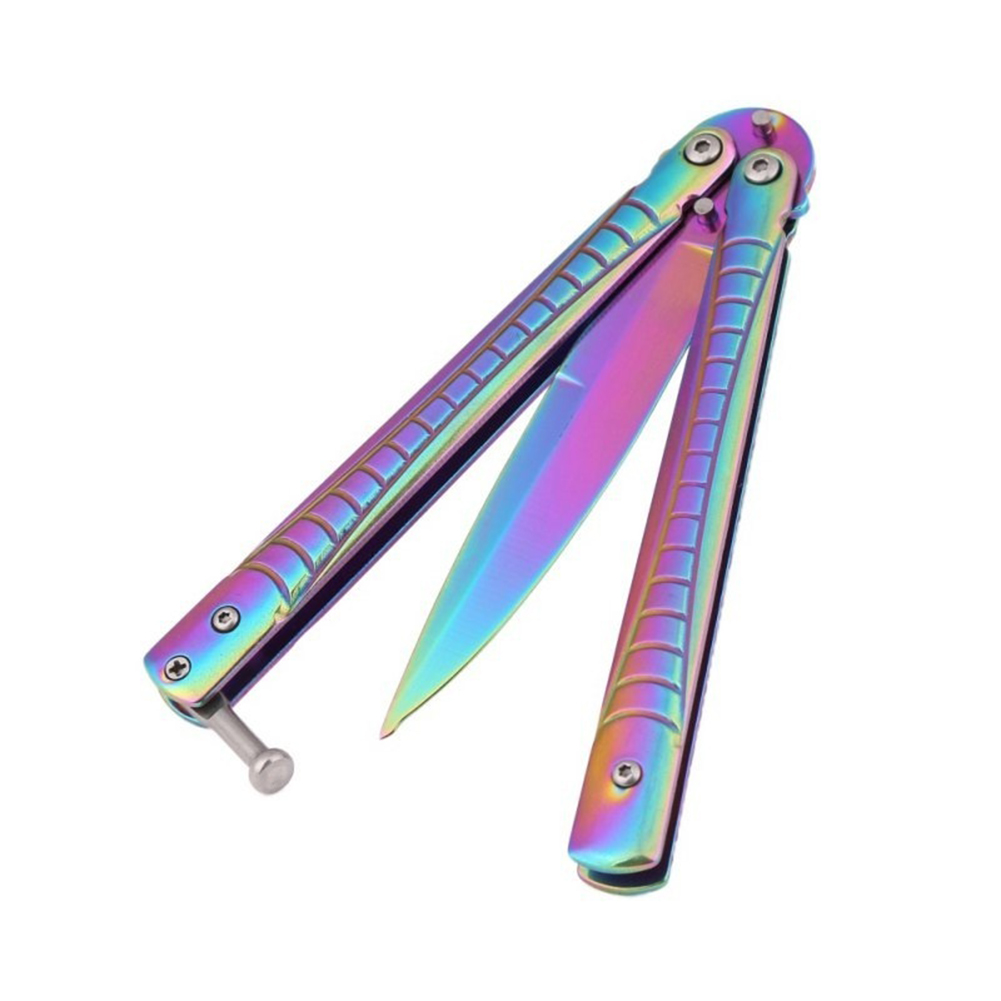 

Stainless Steel Practice Butterfly Folding Knife Training Tools, 501 Original