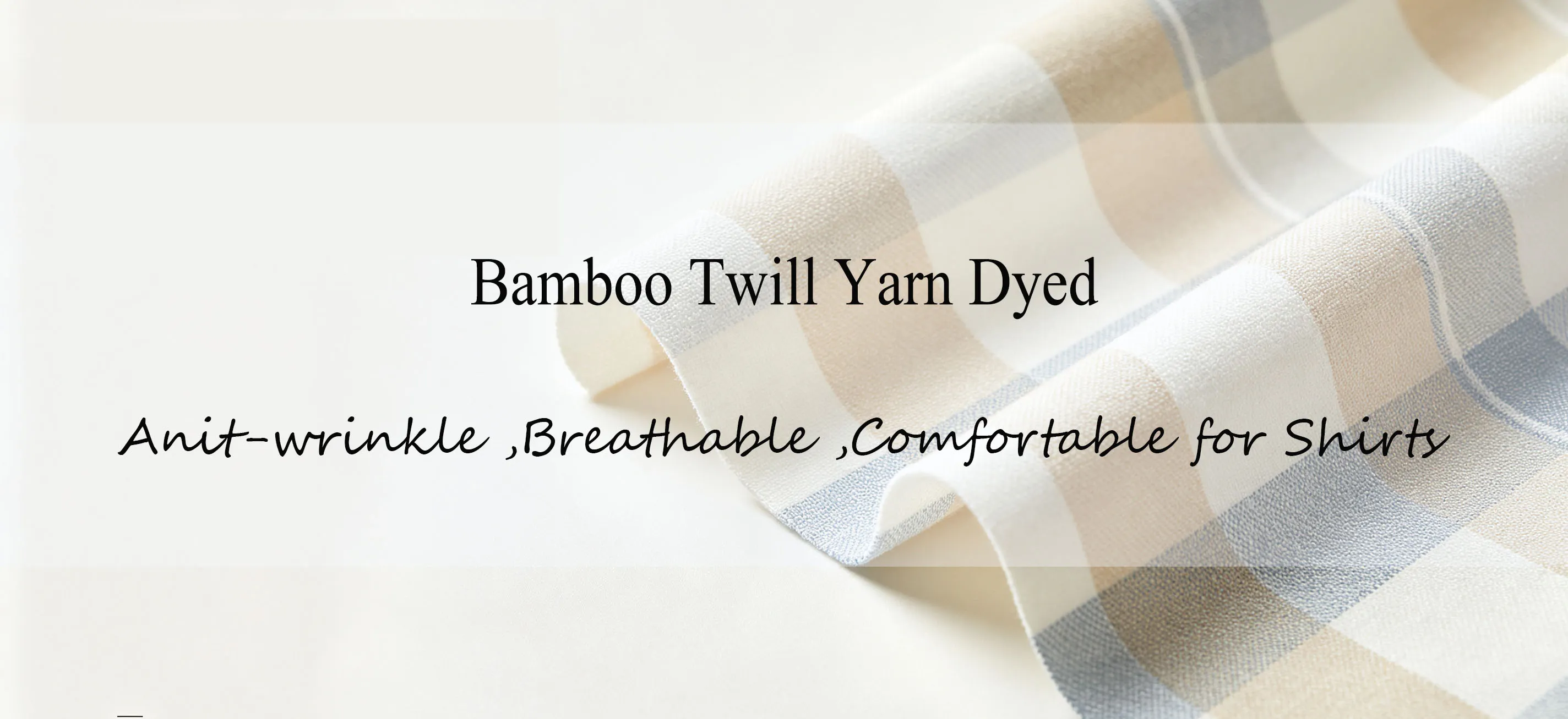 Bamboo Twill Yarn Dyed