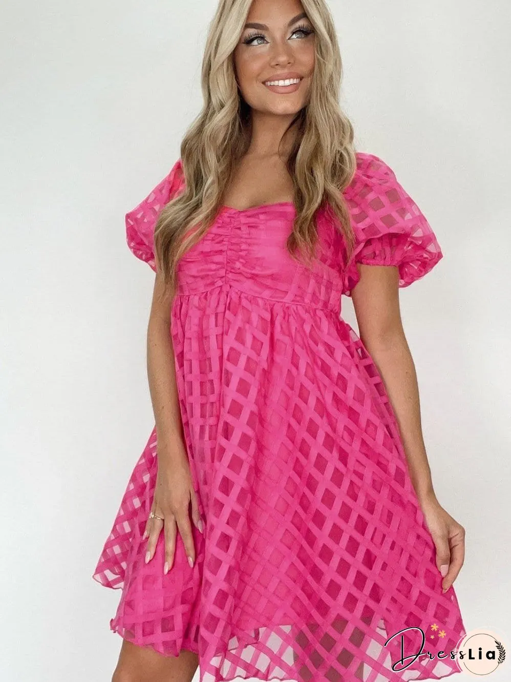Sweetheart Neckline Mini Dress