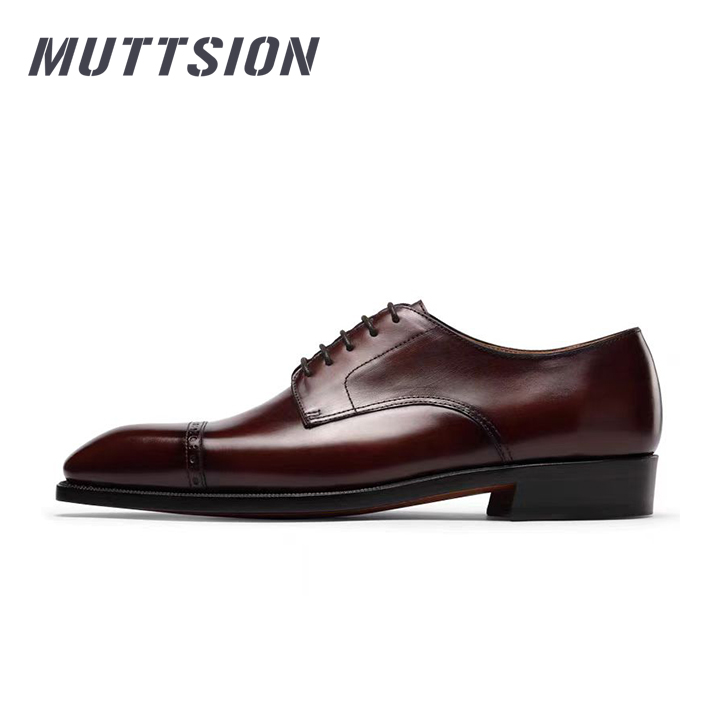 MUTTSION Formal Three-joint Business Leather Shoes MUTTSION.COM MUTTSION