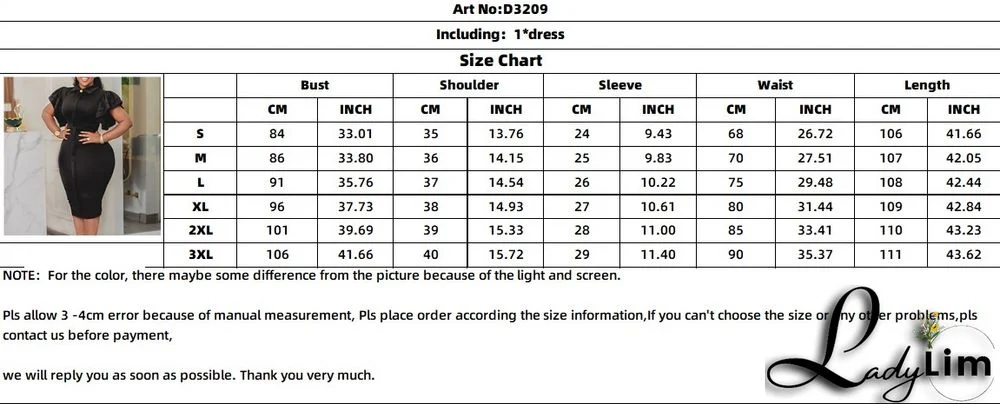 Plus Size African Women Summer Elegant Ruffle Bodycon Dress