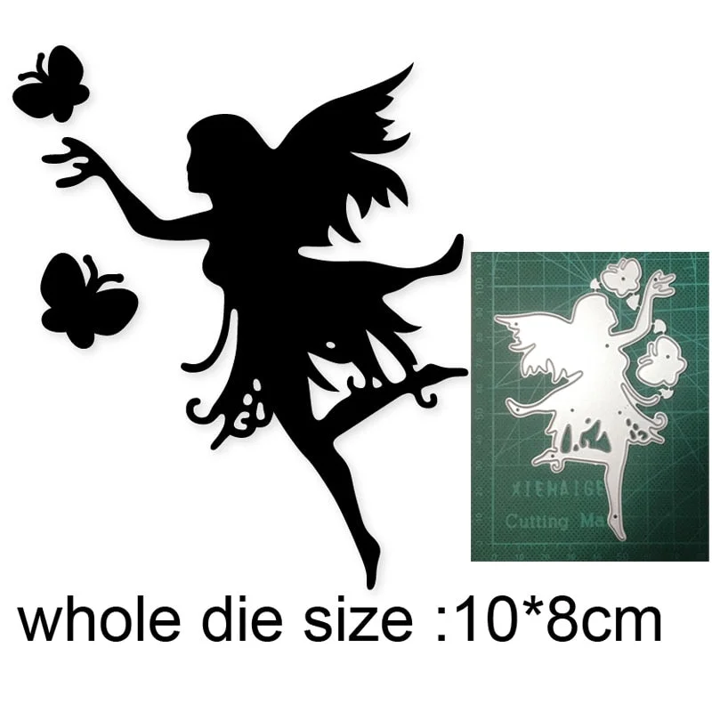 Craft Dies Metal Cutting Dies Cut Die Christmas Elves Angel Scrapbooking Dies Craft Paper Knife Mould Blade Punch Steencils Dies