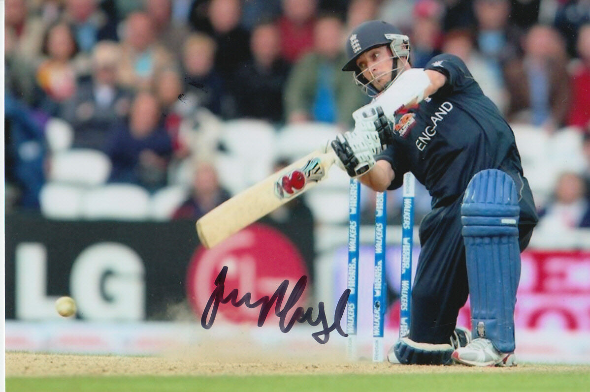 ENGLAND HAND SIGNED JAMES FOSTER 6X4 Photo Poster painting CRICKET 3.