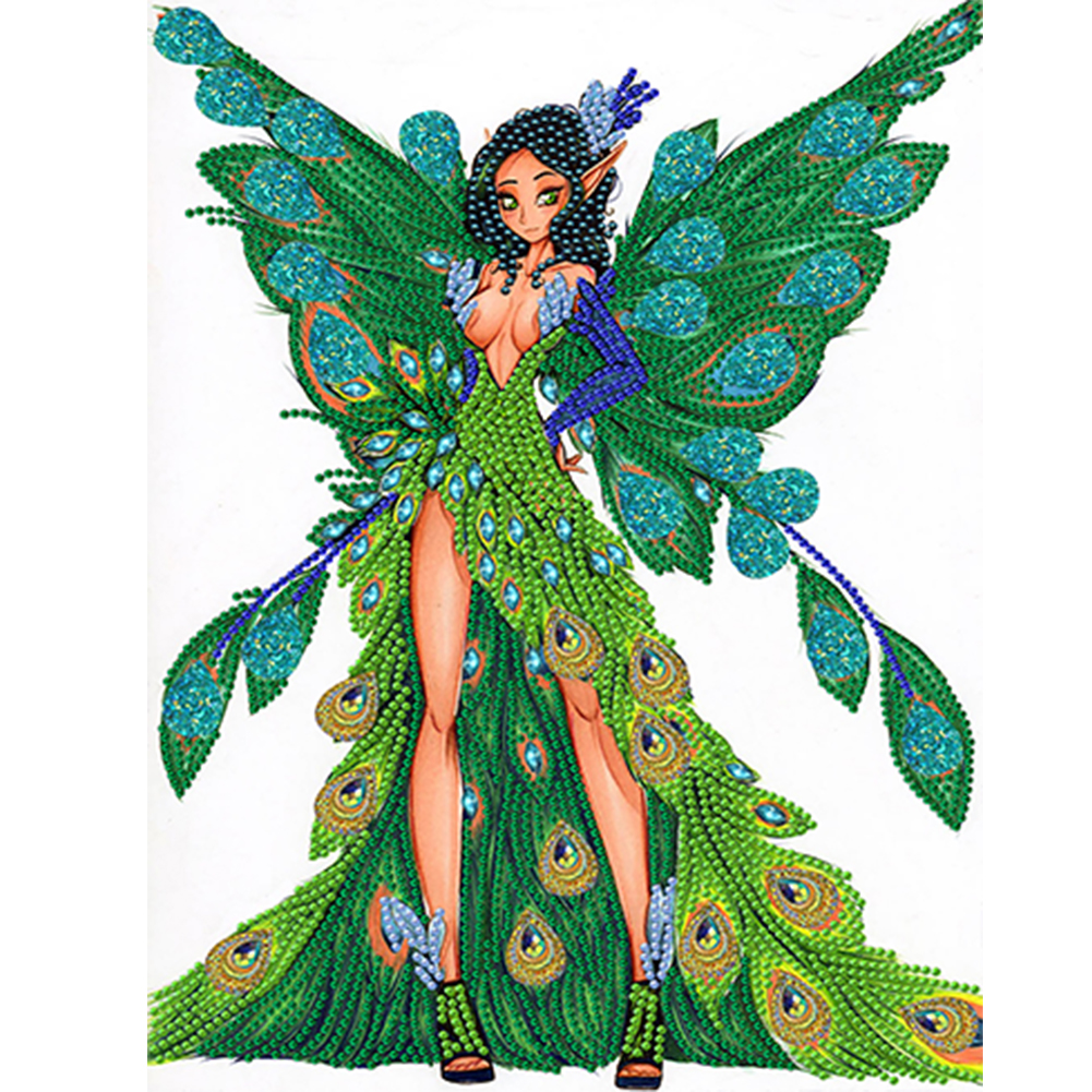Fairy 30*40CM(Canvas) Special Shaped Drill Diamond Painting gbfke