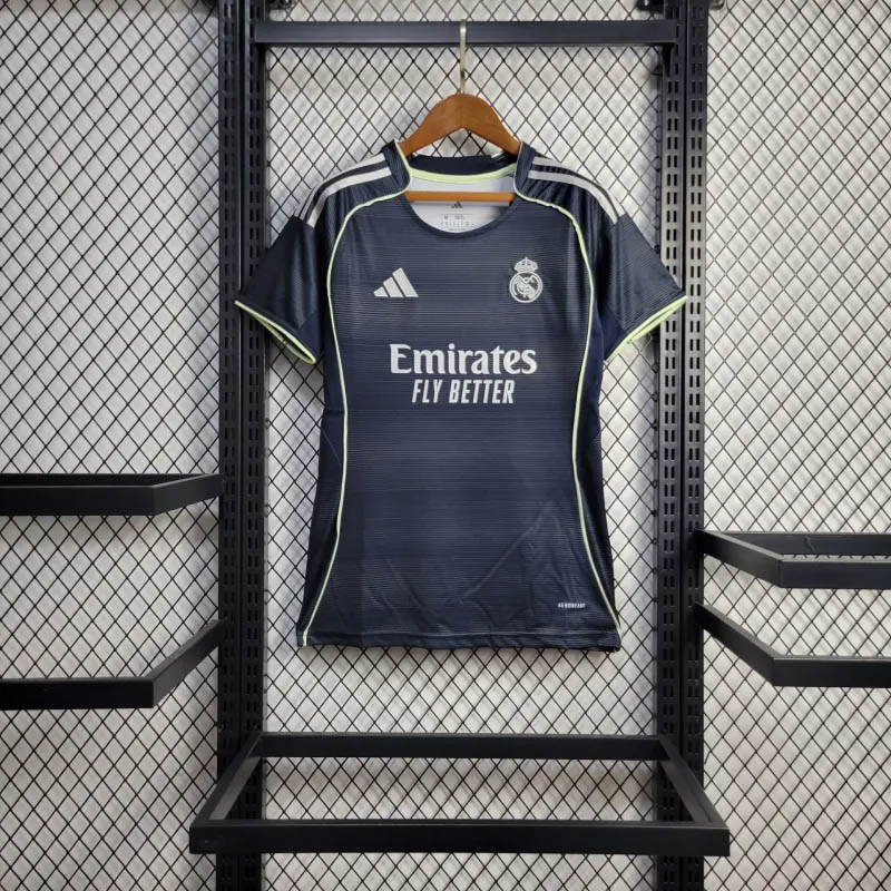 2025-2026 Women Real Madrid Away Football Shirt 1:1 Thai Quality- Maxi Kit