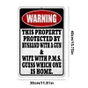 Warning - Vintage Metal Signs(12*16Inch) - Warning