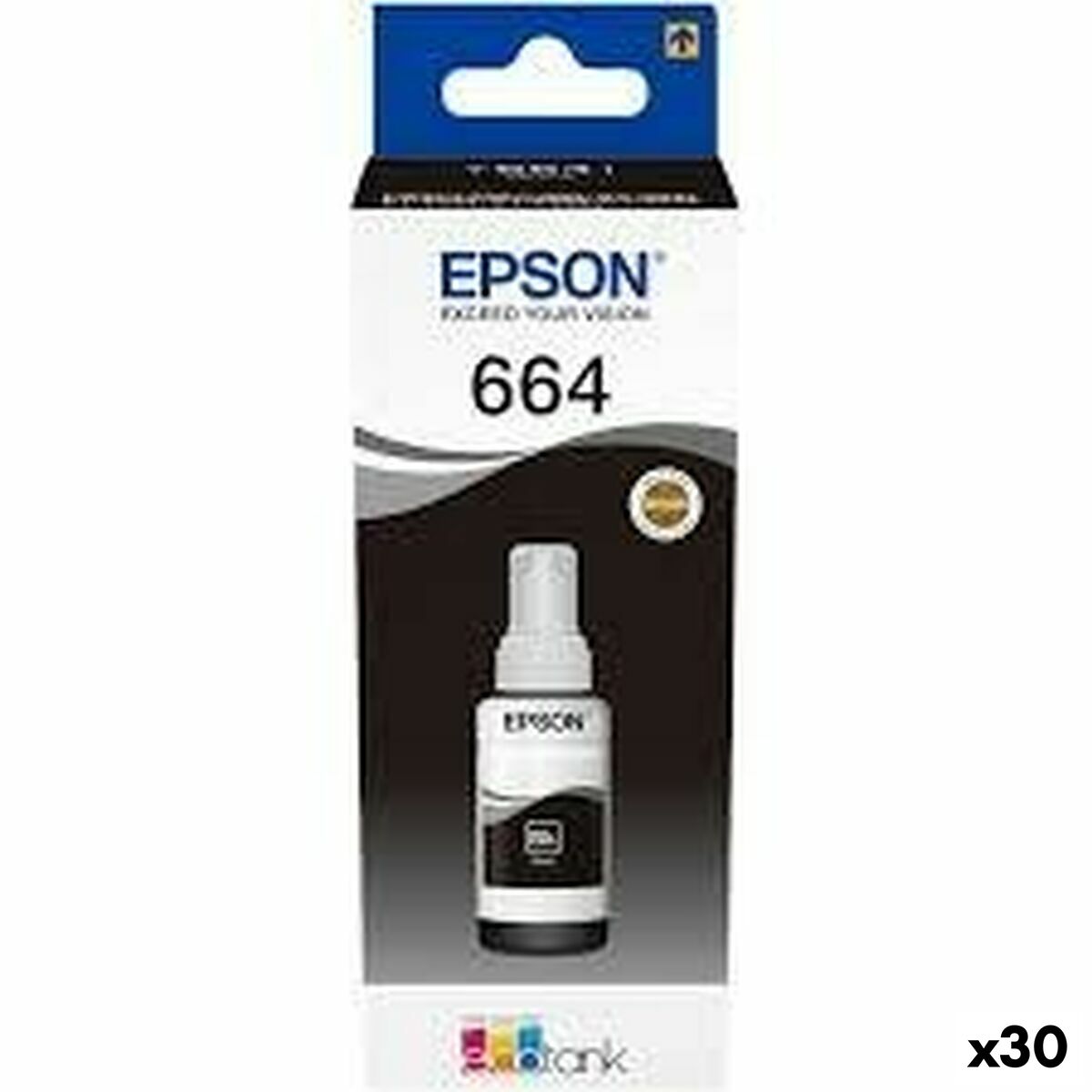 Refill ink Epson N&ordm; 664 Black